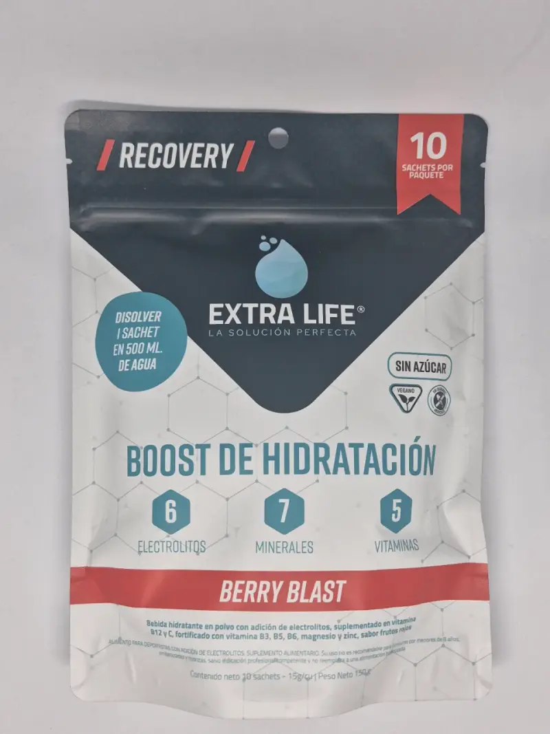 Bebida hidratante Extra Life Berry Blast