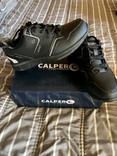 Zapatillas mujer  de seguridad Calper negras - miniatura 1