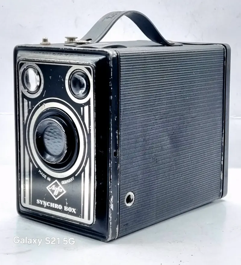 Cámara vintage Agfa Synchro Box - 2