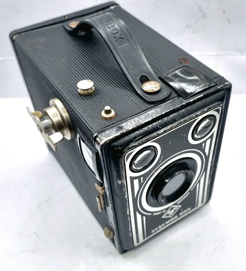 Cámara vintage Agfa Synchro Box - 5