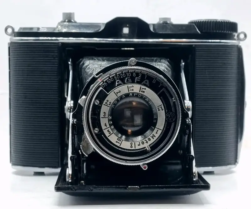 Cámara vintage Agfa Isolette plegable - 1