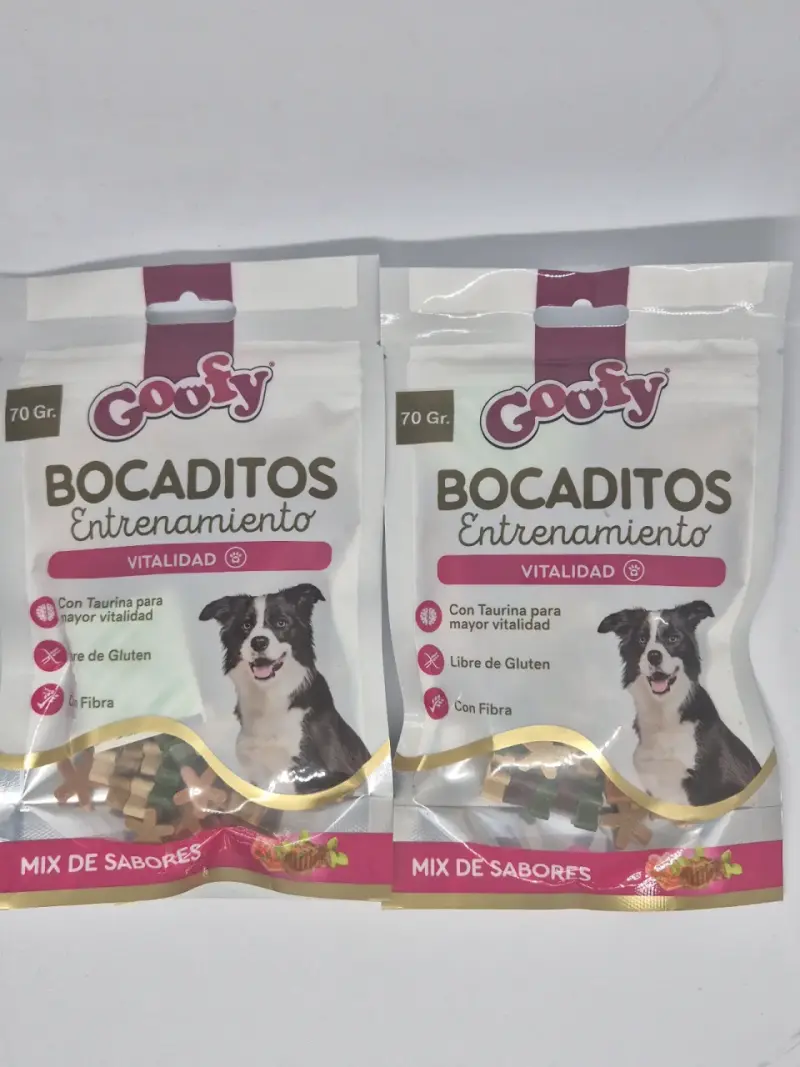 Bocaditos de entrenamiento Goofy para perros
