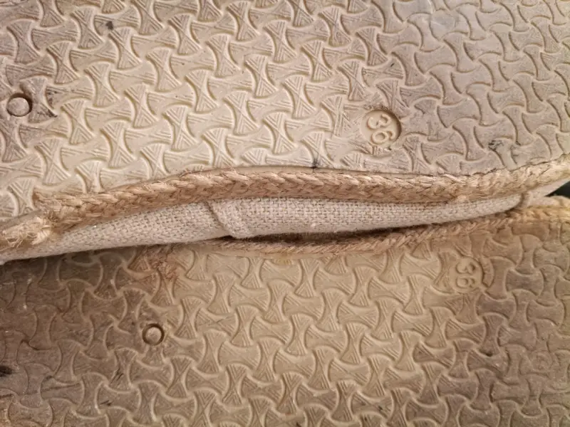 Alpargatas beige de lona para mujer - 2
