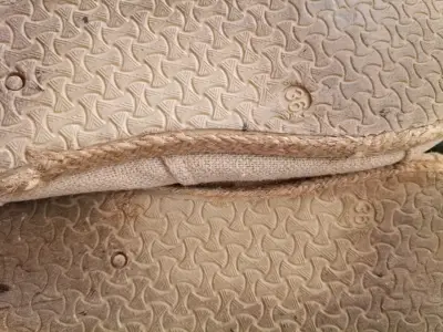 Alpargatas beige de lona para mujer - miniatura 2