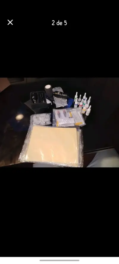 Kit de máquina de tatuaje rotativa profesional - miniatura 2