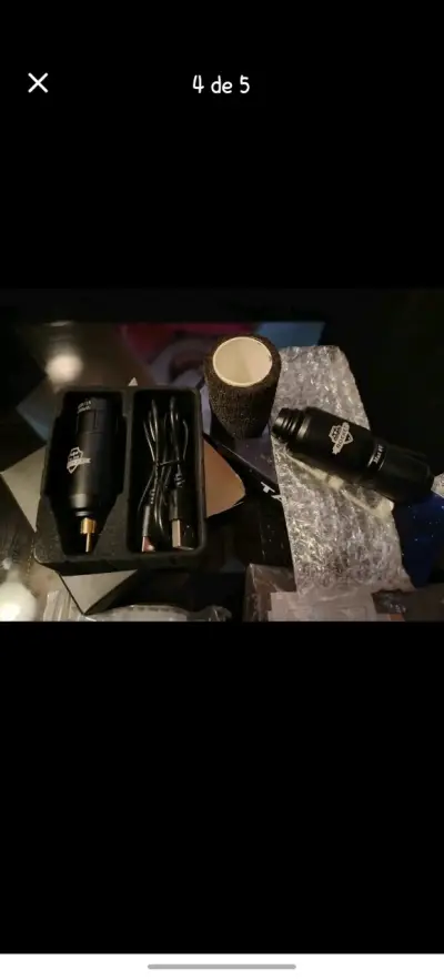 Kit de máquina de tatuaje rotativa profesional - miniatura 4