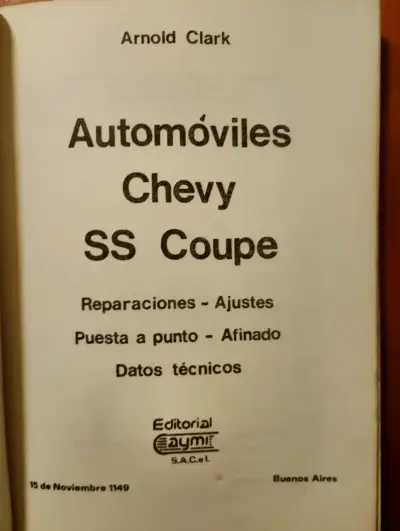 Manual de reparación Chevrolet Chevy SS Coupe - miniatura 2