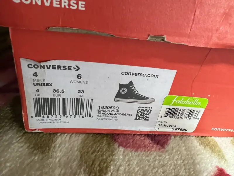 Zapatillas Converse negras de lona - 2