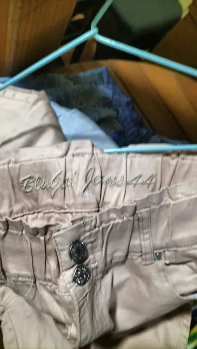 Pantalones rosados de mujer con cintura elástica - miniatura 4