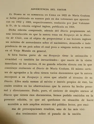 Diario de mi residencia en Chile 1822 - Maria Graham - miniatura 6
