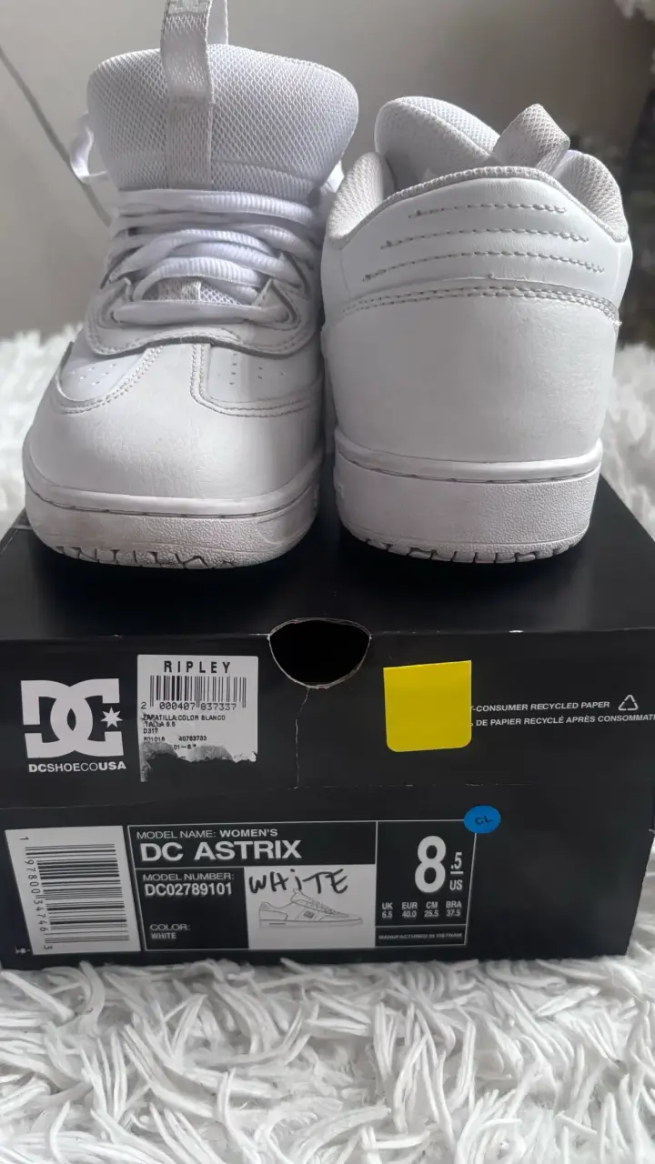 Zapatillas DC Shoes blancas de cuero - 2