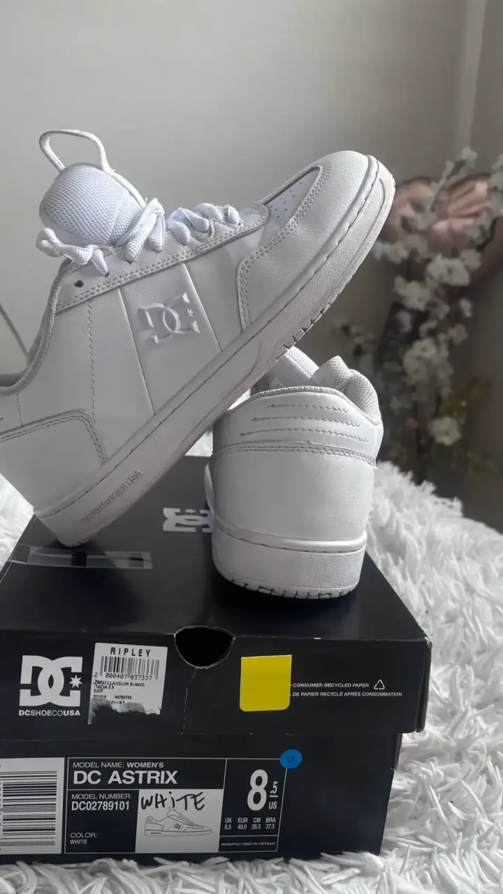 Zapatillas DC Shoes blancas de cuero - 3