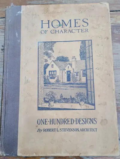 Libro antiguo 'Homes of Character' de Robert L. Stevenson - miniatura 1