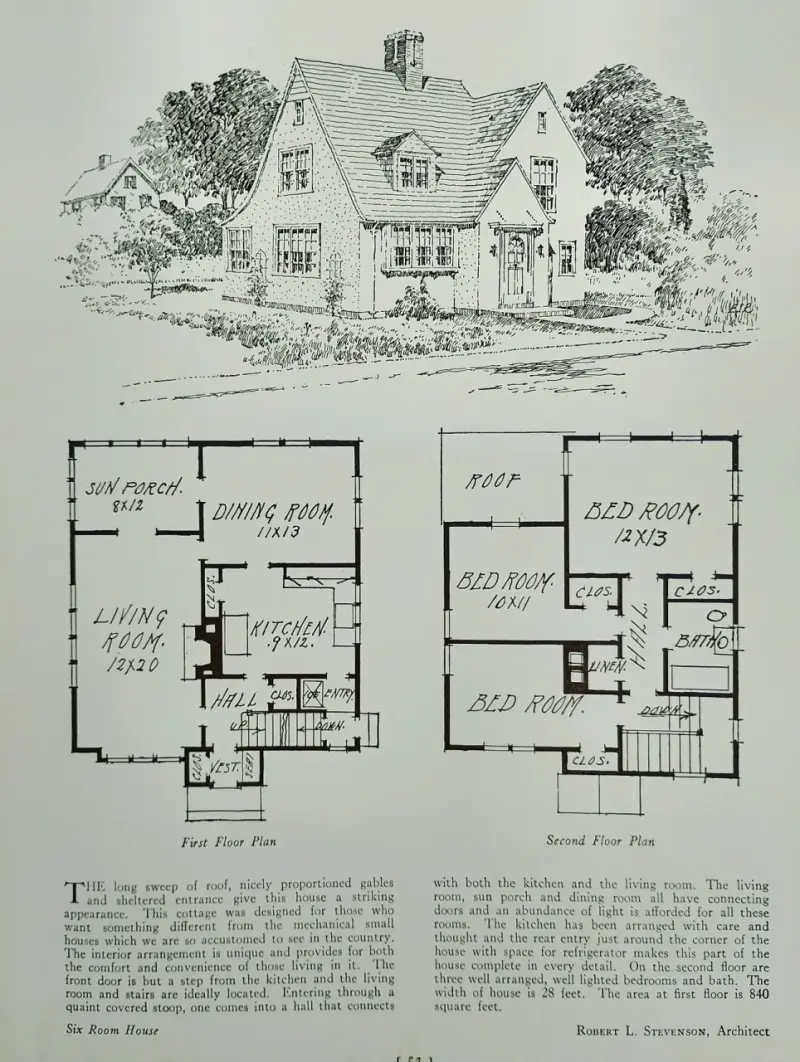 Libro antiguo 'Homes of Character' de Robert L. Stevenson - 3