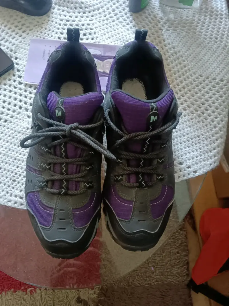Zapatillas merrell gris y morado para mujer - 1