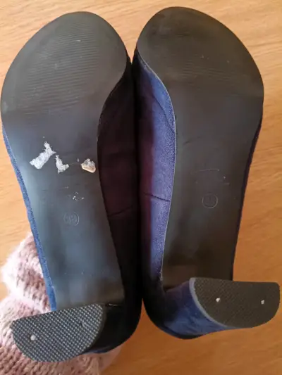 Tacones mujer azul marino talla 38 - miniatura 6