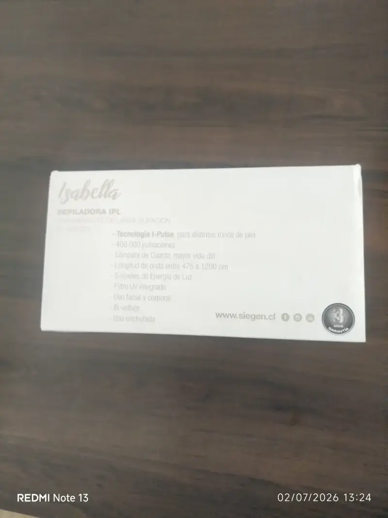 Depiladora IPL Siegen Isabella nueva - 3