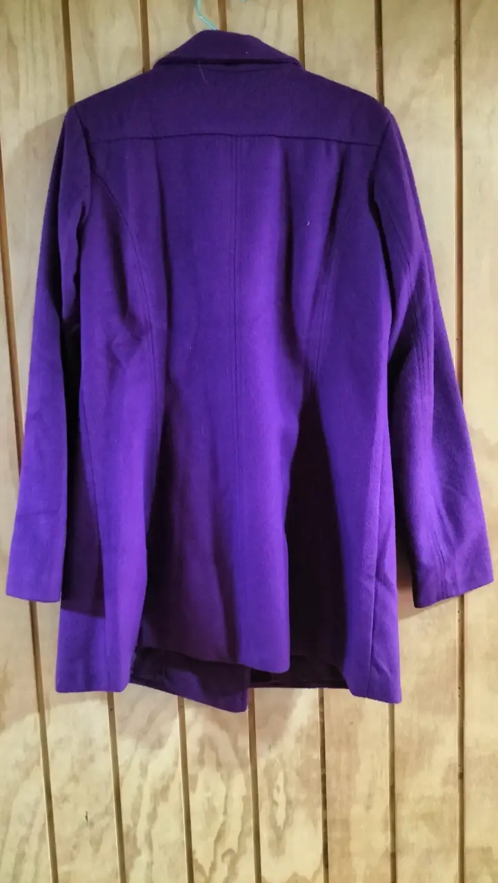 Abrigo morado de lana Index para mujer - 3