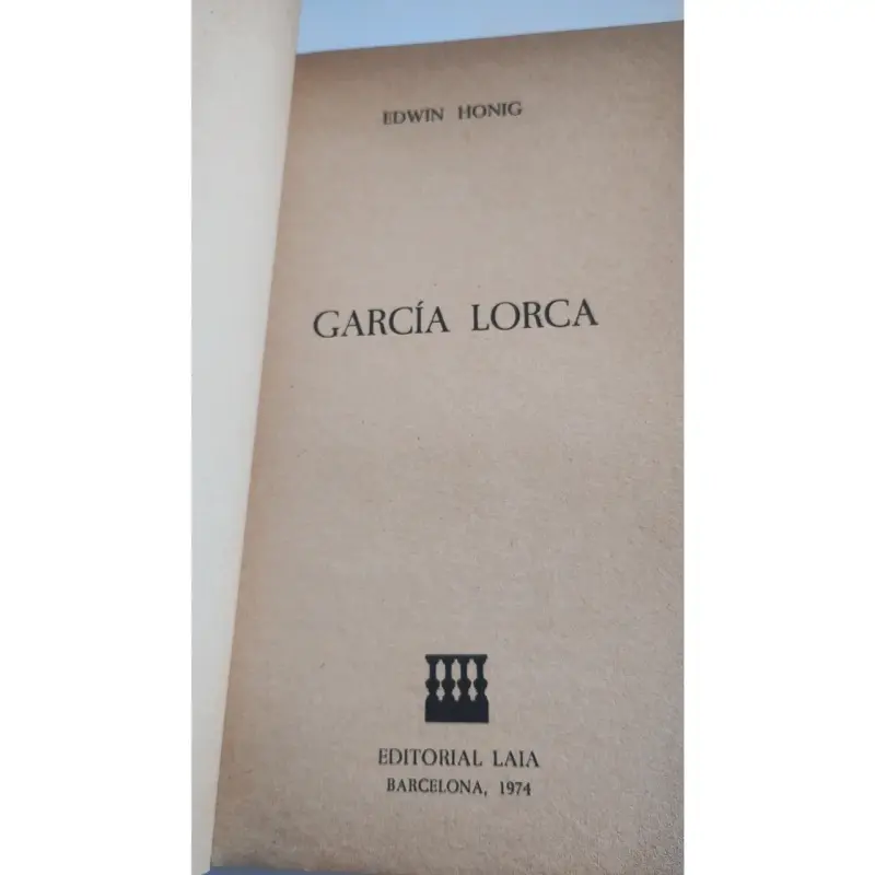 'García Lorca' de Edwin Honig - 2