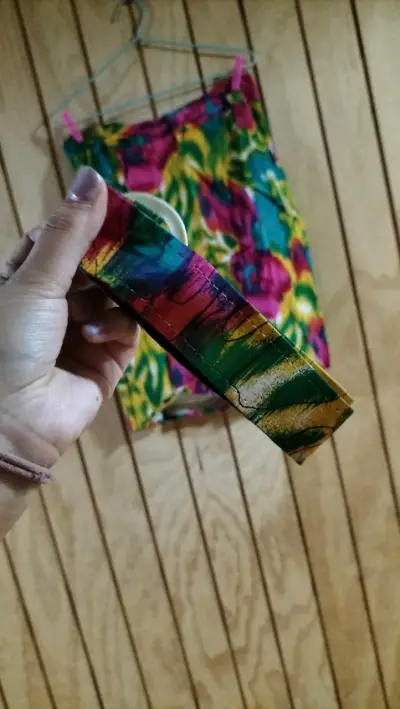 Falda corta estampada multicolor - miniatura 5