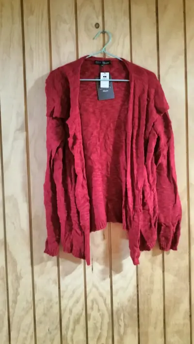 Cardigan rojo Bnx para mujer - miniatura 1