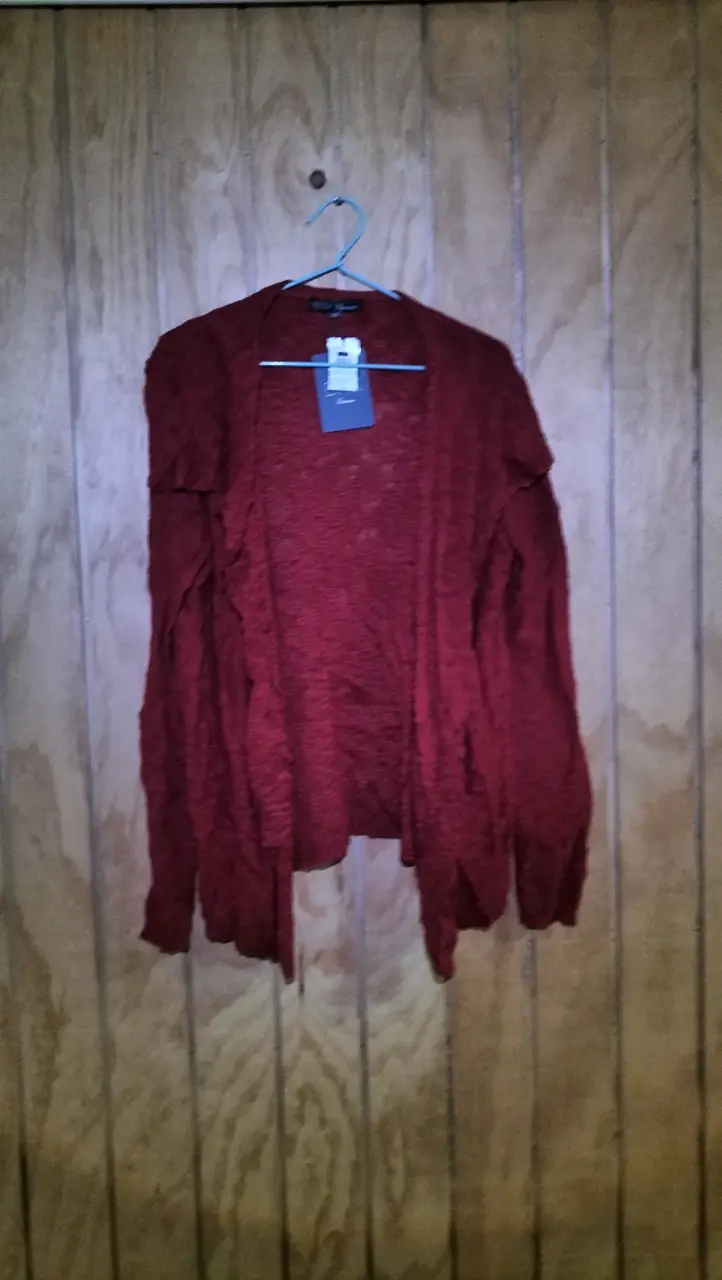 Cardigan rojo Bnx para mujer - 2