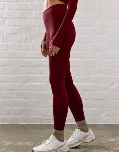 Calzas burdeo para mujer - miniatura 2