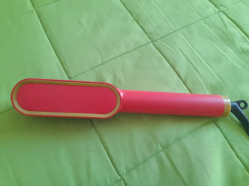 Cepillo alisador eléctrico rojo - 3