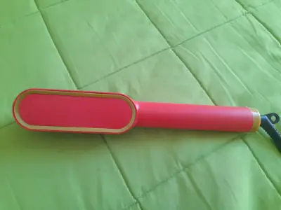 Cepillo alisador eléctrico rojo - miniatura 3