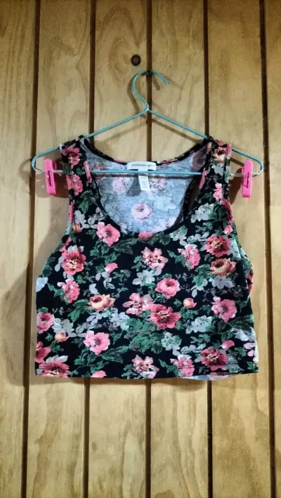 Crop top floral Ambiance Apparel - miniatura 1