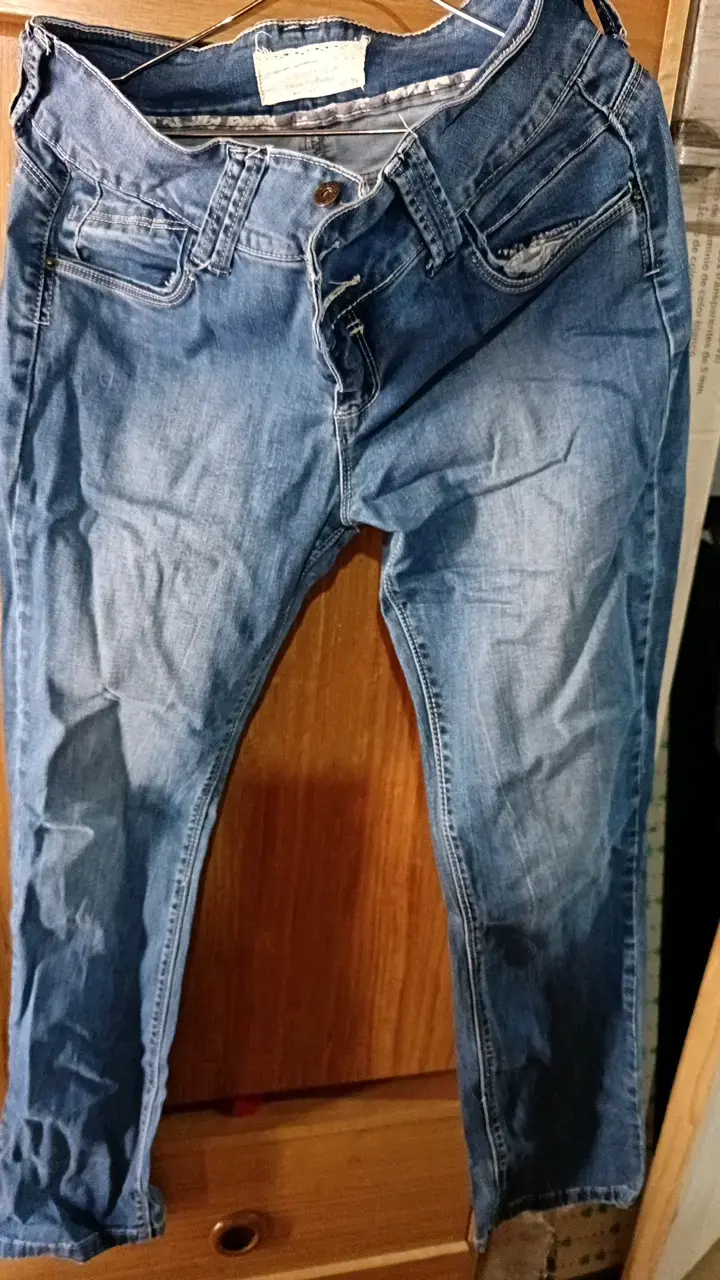 Jeans azul clásico para mujer - 1
