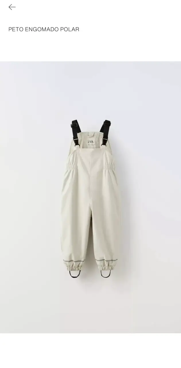 Peto engomado polar niños Zara 12a18(86 cms) - 2