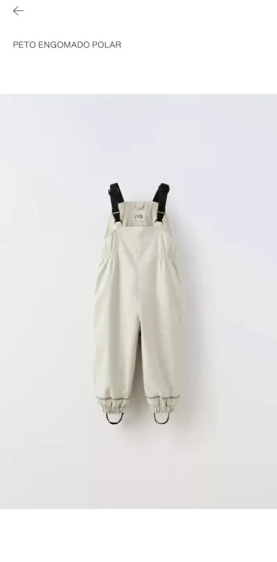 Peto engomado polar niños Zara 12a18(86 cms) - miniatura 2
