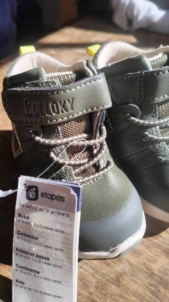 Botines para bebé Colloky verde - 2
