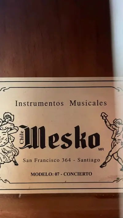 Guitarra clásica Mesko modelo 07 Concierto - miniatura 3