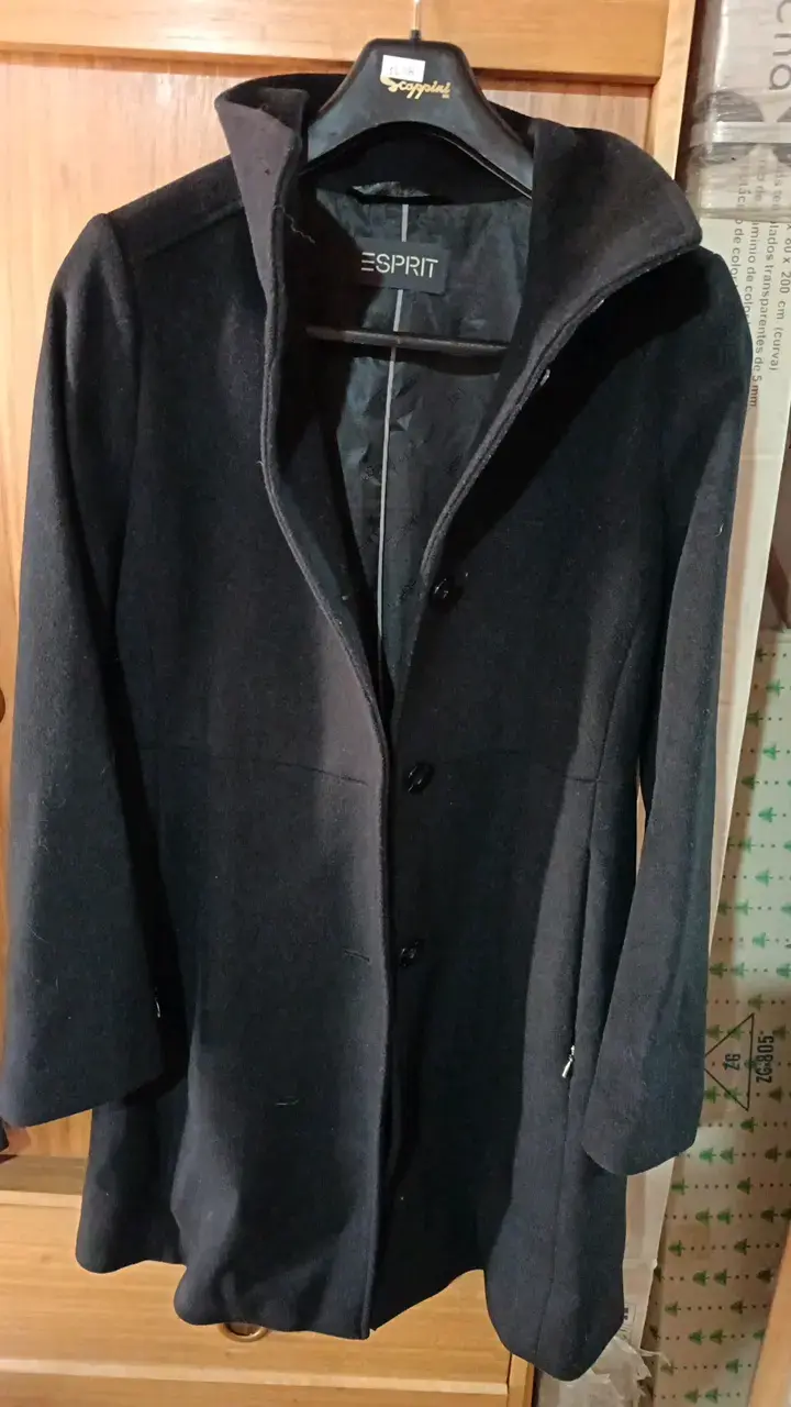Abrigo negro Esprit para mujer - 1