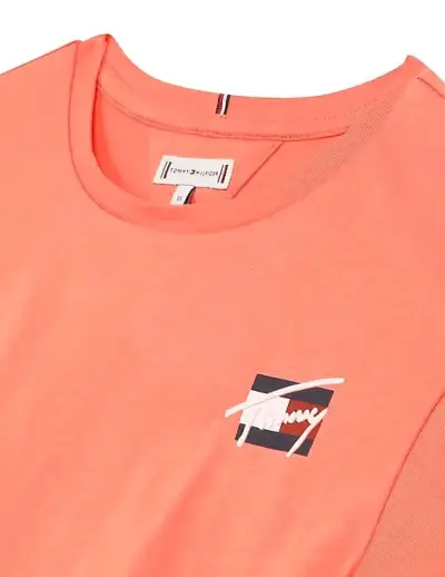 Polera Tommy Hilfiger coral con nudo - miniatura 3