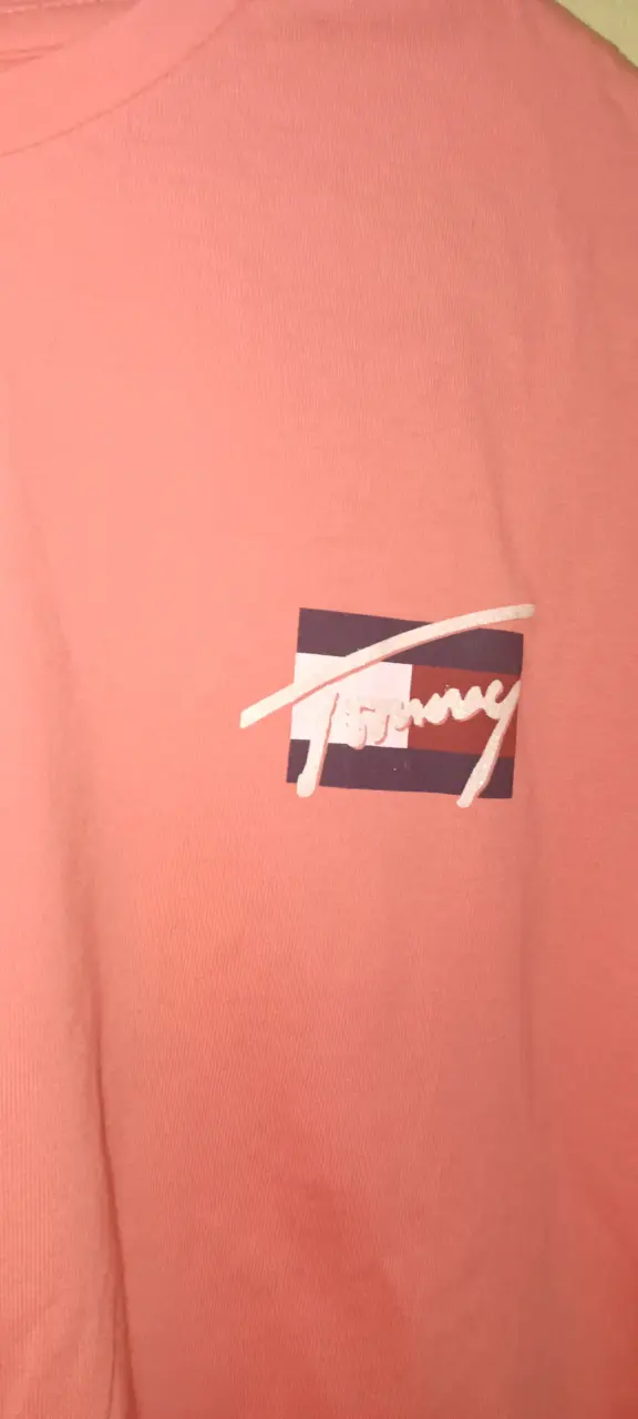 Polera Tommy Hilfiger coral con nudo - 6