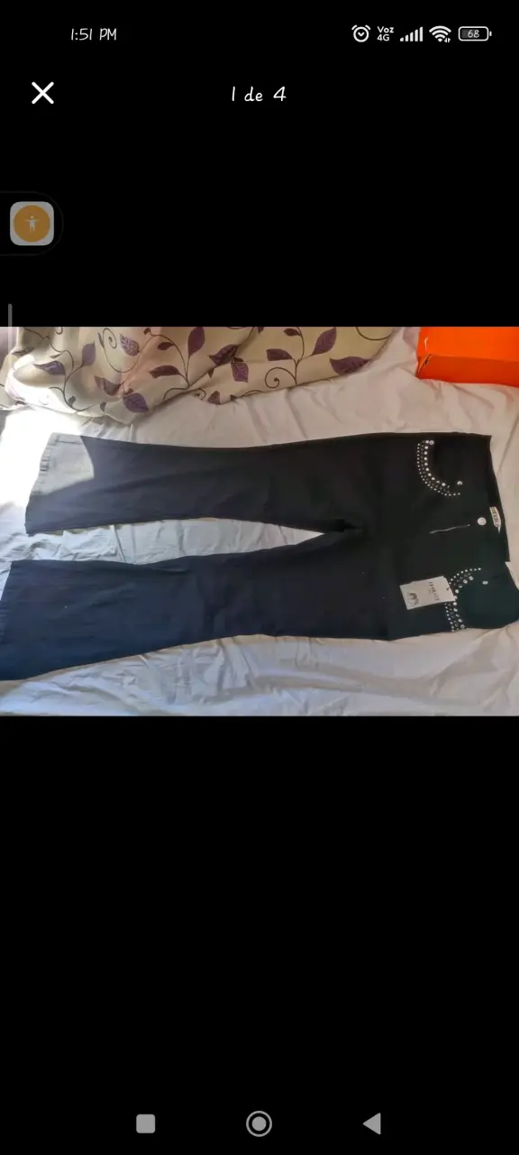 Pantalón jeans negro Fiorucci talla 46 - 2