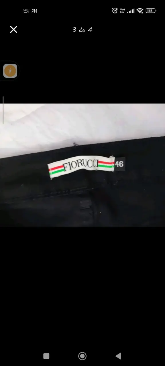 Pantalón jeans negro Fiorucci talla 46 - 4