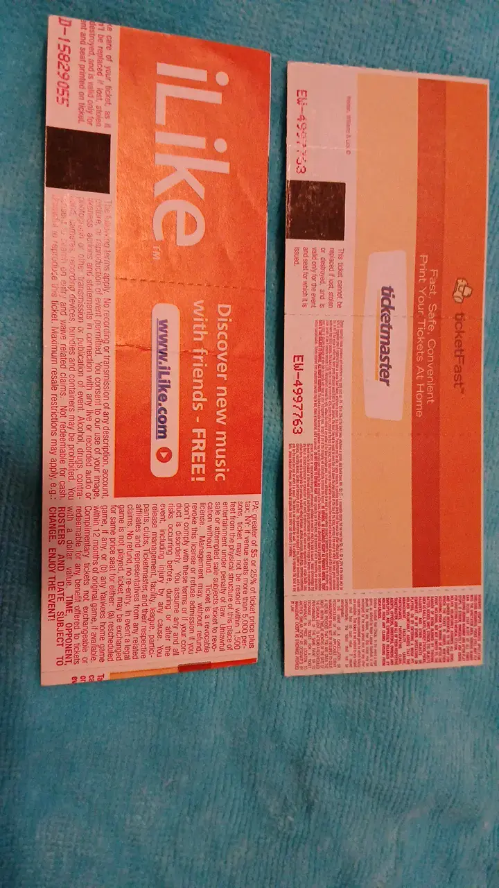 Entradas de colección Billy Joel y West Side Story - 2