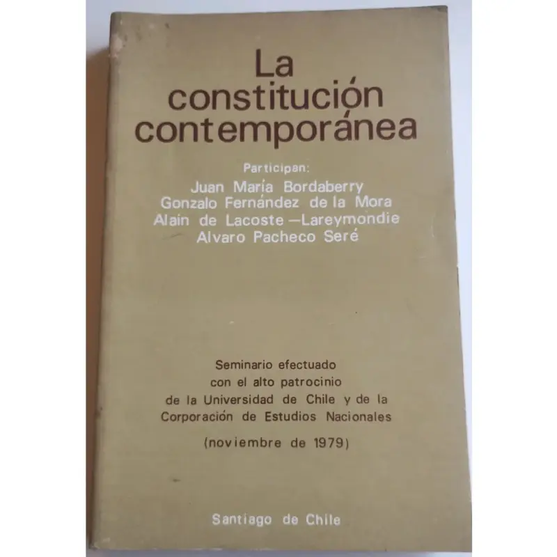 La constitución contemporánea' 1979 - 1