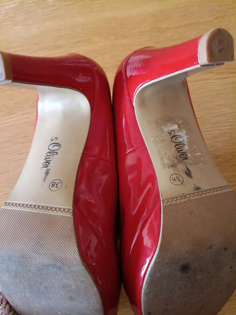 Zapatos de tacón rojo s.Oliver talla 38 - 4