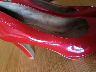 Zapatos de tacón rojo s.Oliver talla 38 - miniatura 5