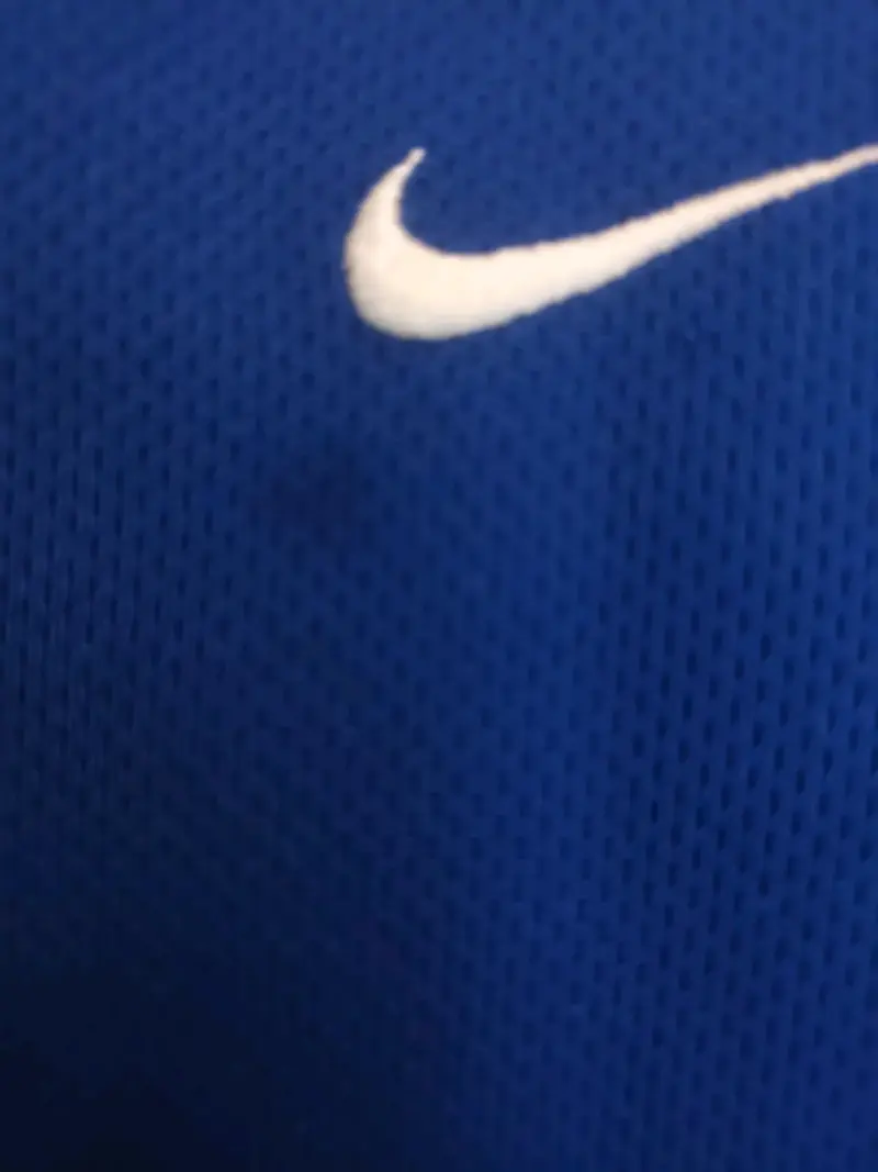 Polera Nike Rangers azul con cuello rojo - 4