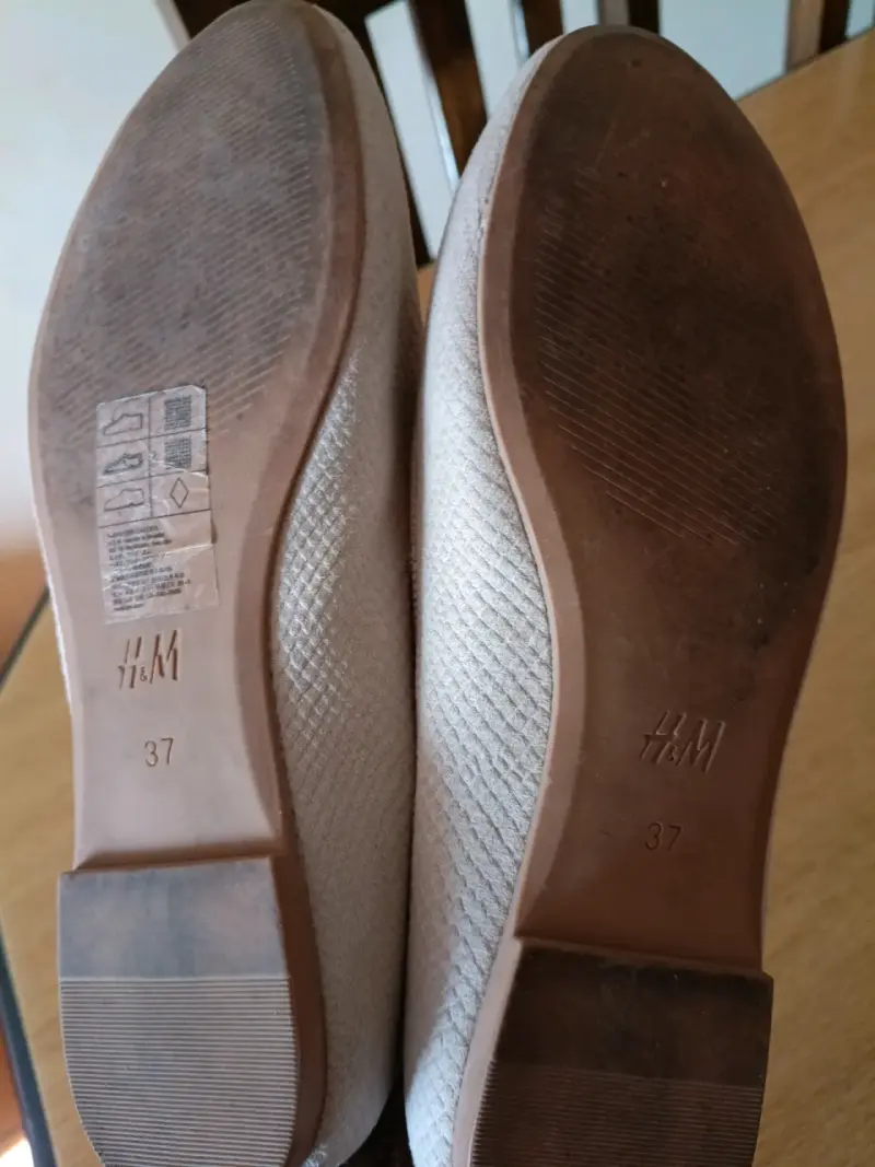 Zapatos planos beige H&M talla 37 - 3