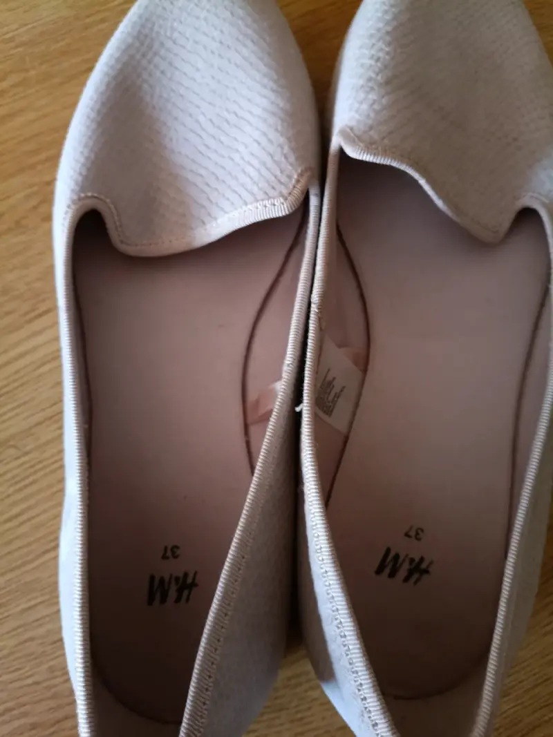 Zapatos planos beige H&M talla 37 - 4