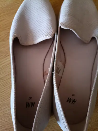 Zapatos planos beige H&M talla 37 - miniatura 4