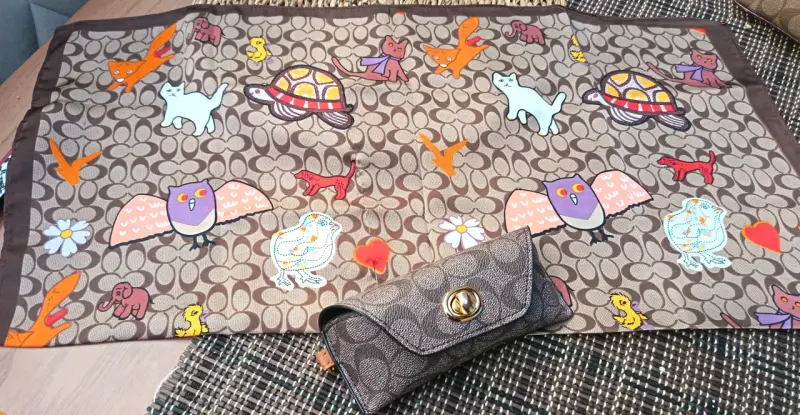 Pañuelo con estampado de animales - 4