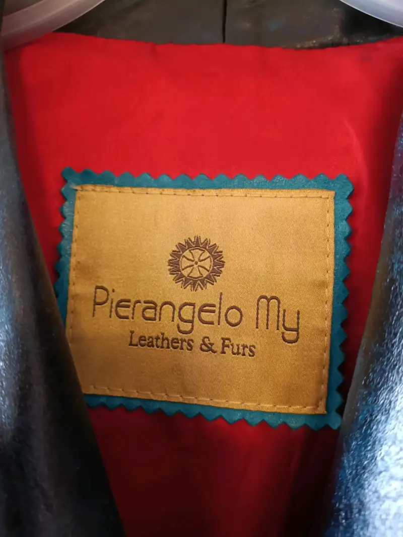 Chaqueta de cuero negra Pierangelo My - 3